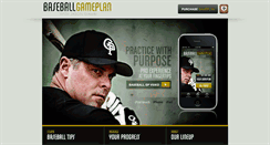 Desktop Screenshot of baseballgameplan.com